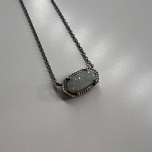 white silver kendra scott elisa necklace